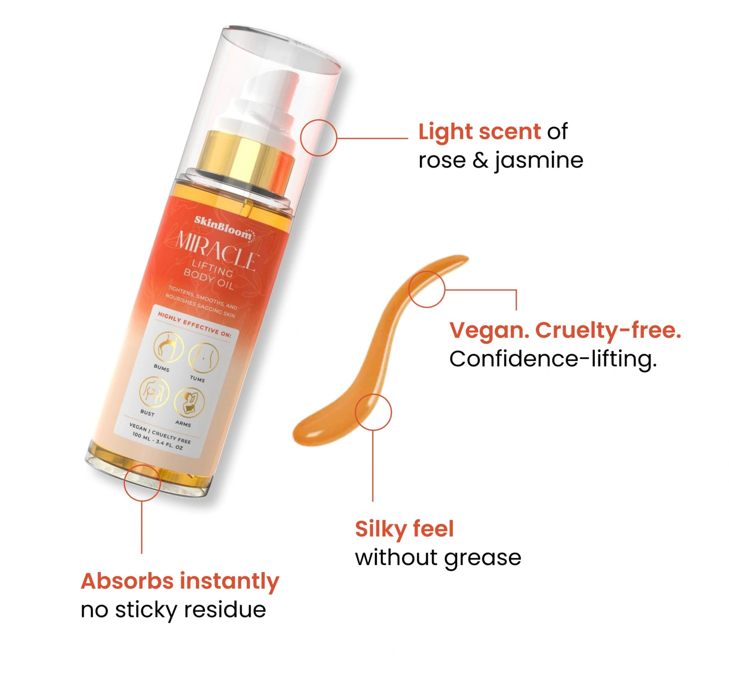 Lifting Body Oil – Miracle - SkinBloom